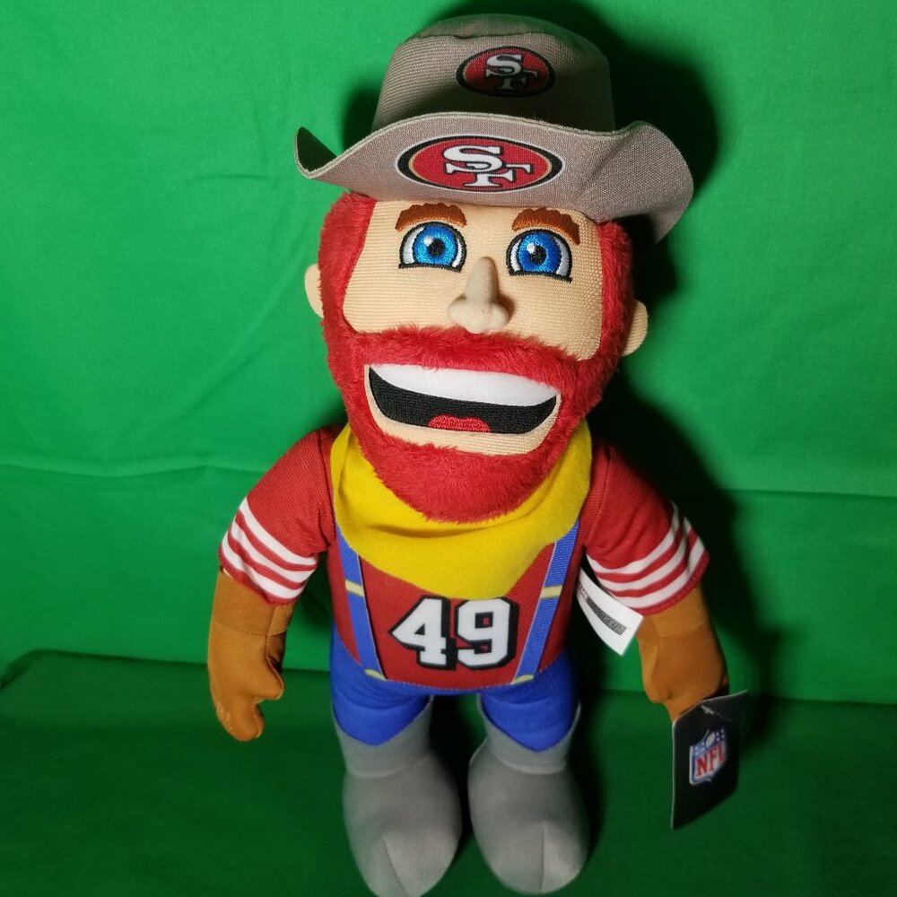 FOCO 49ers Faithful Sourdough Sam Plush 14" 2023 Stadium Limited Exclusive NWT